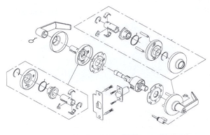 Portland Door Installation, Handle Diagram