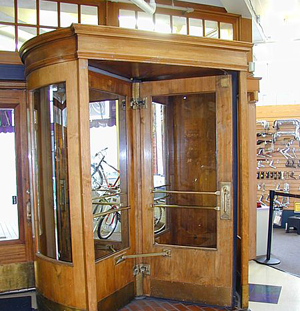Portland Door Installation, Revolving Entrance