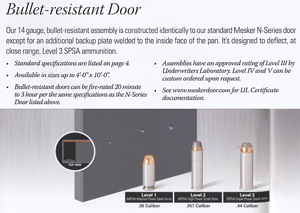 Bullet-Proof Portland Door Installation