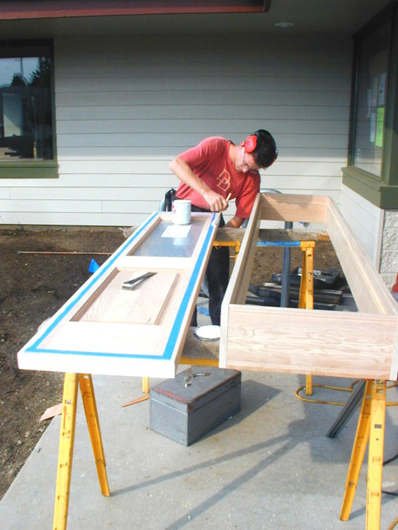 Project 12192 New Door & Sidelight Assembly for New Business 2003