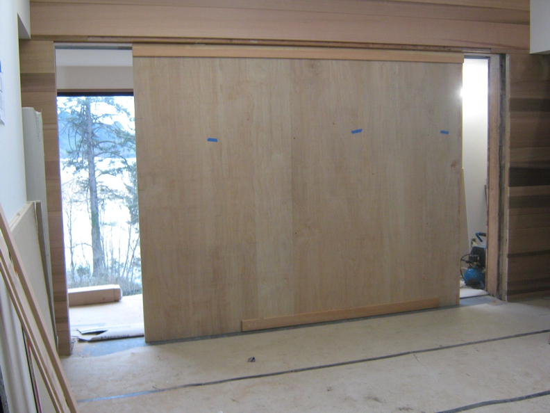 Project 24064 Ultra Custom Pocket Doors 2010 Adwm This Is 3 Or 4 Door Panels All Locked Together The Purpose Of Unusually Wide Pocket Was To Cordon Off Each Two Stories Into Any