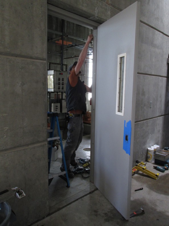 Project 26093 New 8' Tall Single HollowMetal Steel Door & Jamb