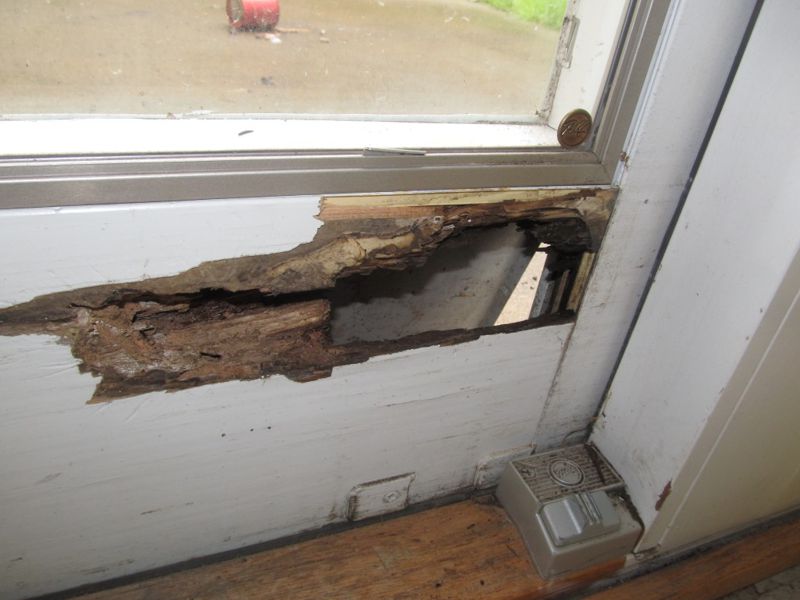 Project 26926 Damaged Pella Wood Clad Sliding Patio Door 1,525.00