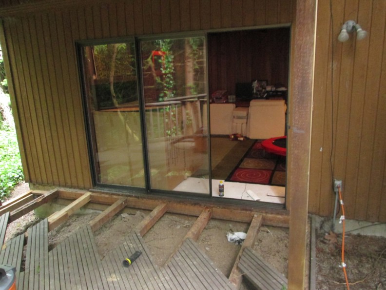 Project 27389 Aluminum Sliding Patio Door Panel & Frame Modifications