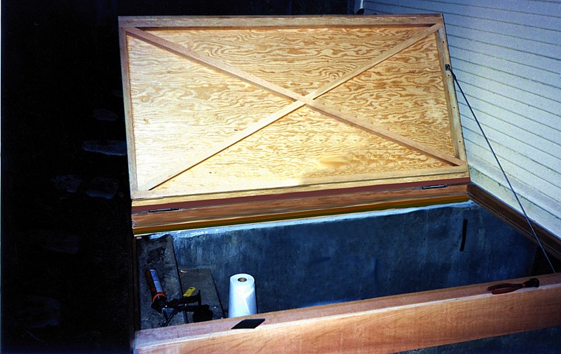 2866 Custom Made Exterior Cellar Door 1993 ADWM